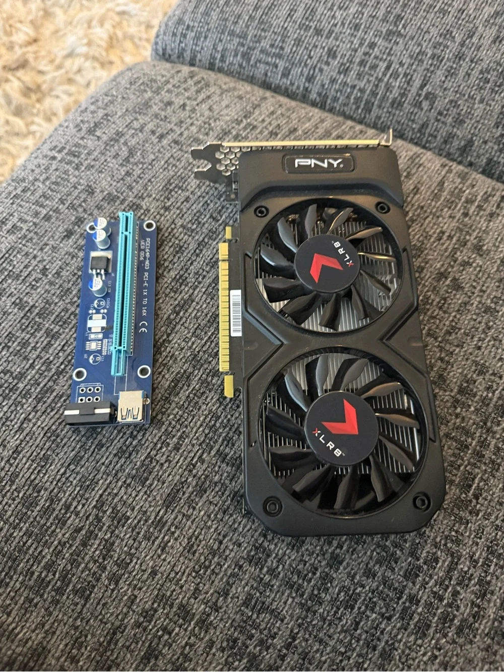 XLR8 GeForce GTX 1050 Ti 4GB Dual-Fan Graphics Card - Black